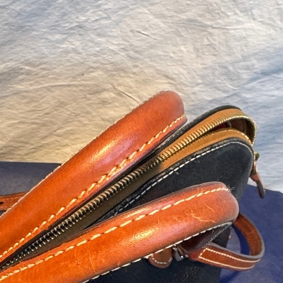 Dooney & Bourke Black and Brown Shoulder Bag - Picture 14 of 17